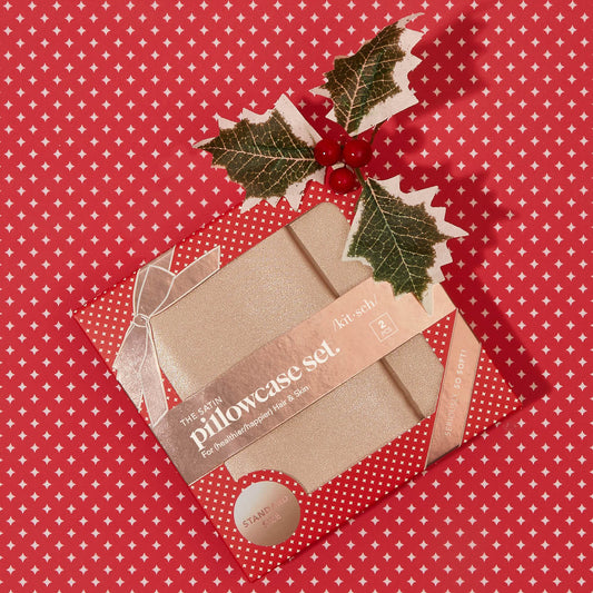 Holiday Satin Standard Pillowcase 2pc Sets