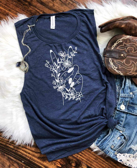 PREORDER - Peace Sleeveless Tee