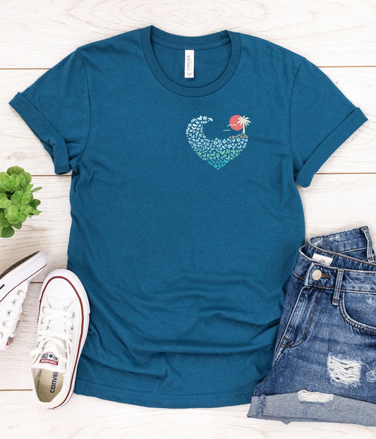 PREORDER - Ocean Heart Graphic Tee